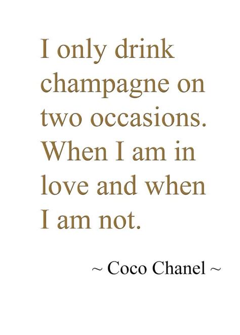 coco chanel champagner zitat